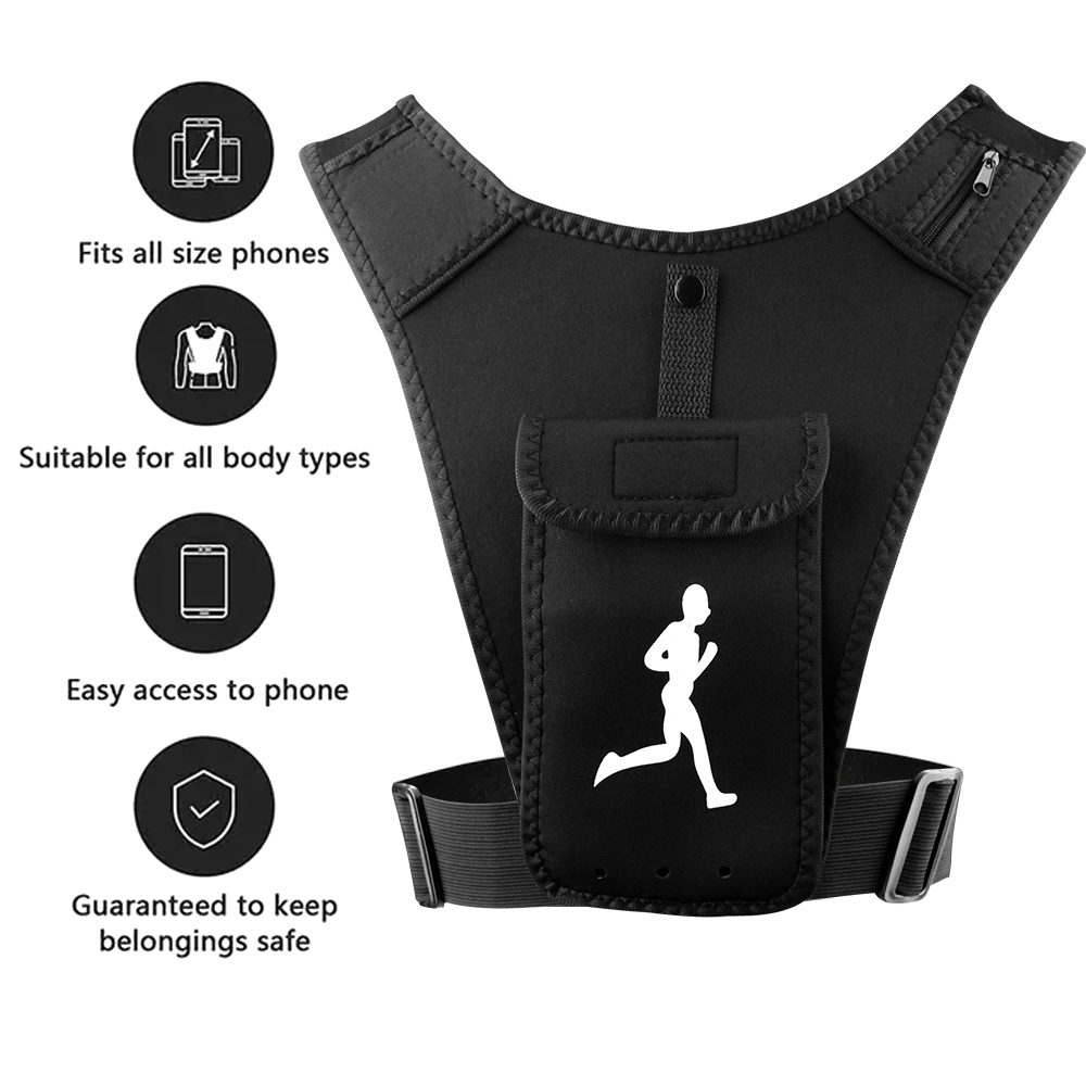 Adjustable Running Vest Phone  - Running Gear Essential ulasan dan harga