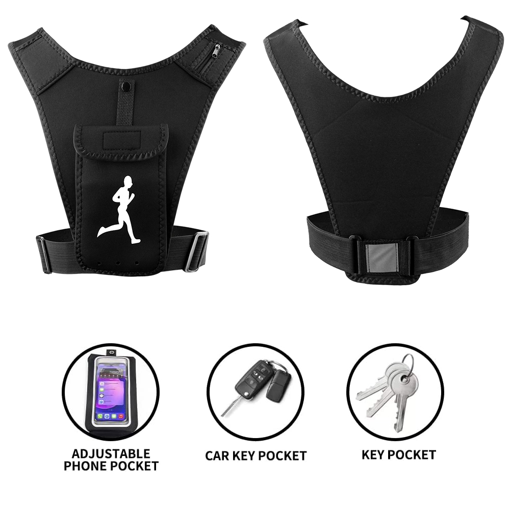 Adjustable Running Vest Phone  - Running Gear Essential ulasan dan harga