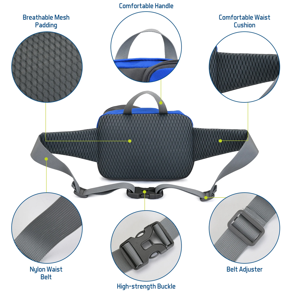 1PCSFanny Pack Waist Bag - Uni - Running Gear Essential ulasan dan harga