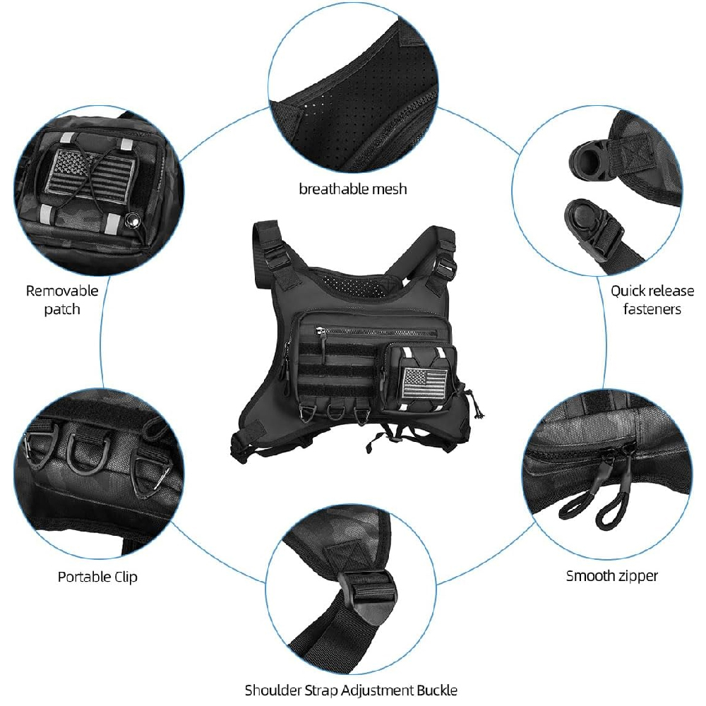 1PCS Reflective Cycling Chest  - Running Gear Essential ulasan dan harga