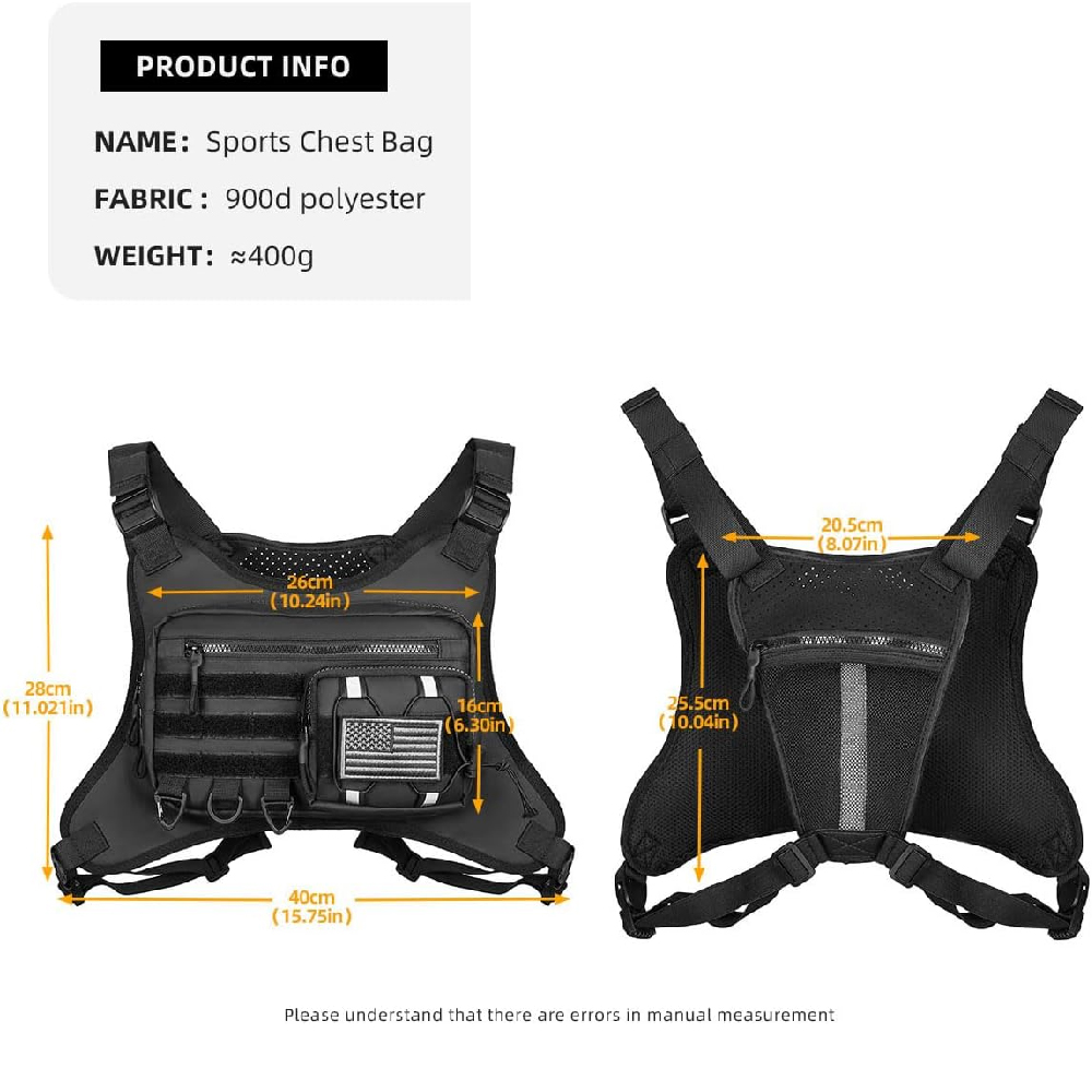 1PCS Reflective Cycling Chest  - Running Gear Essential ulasan dan harga