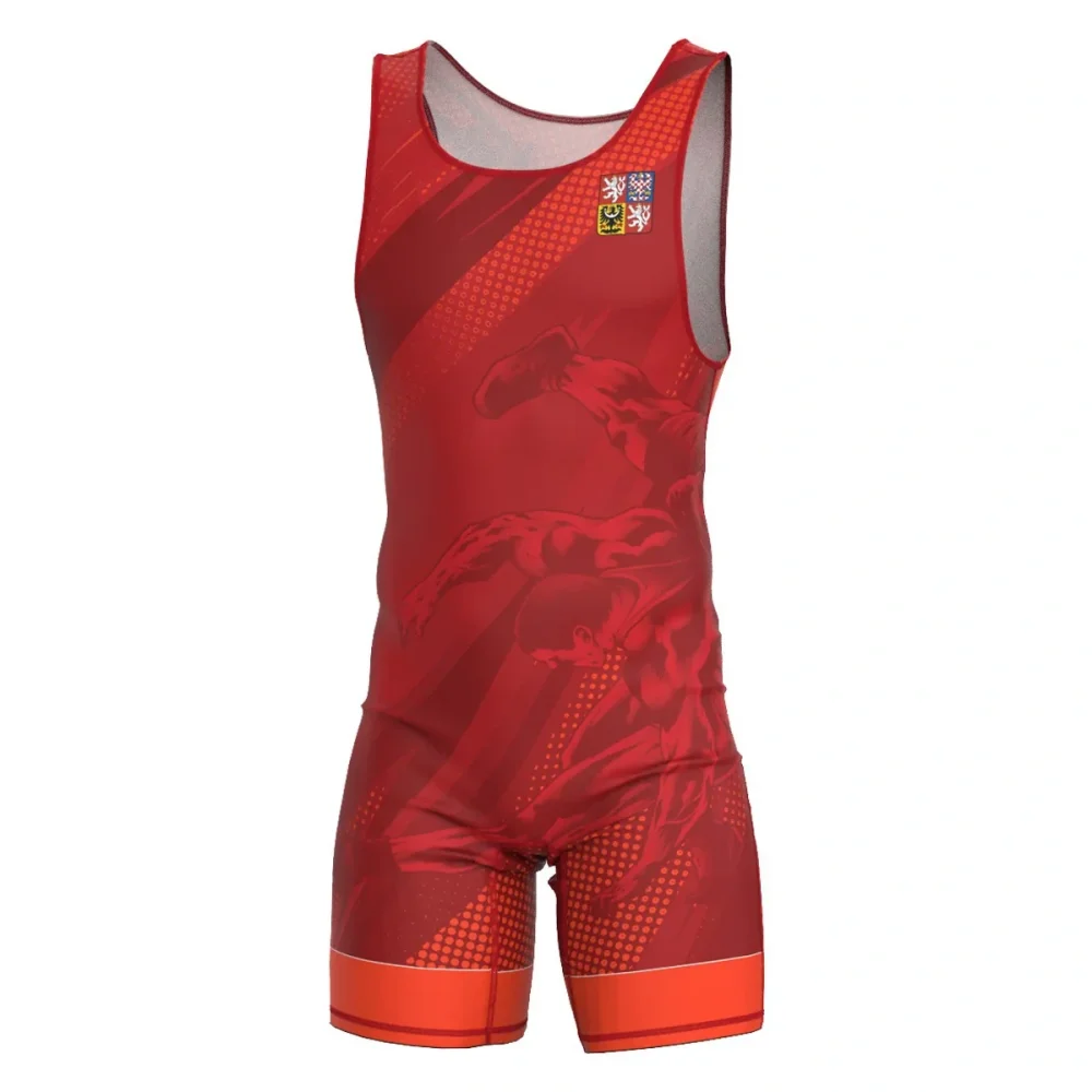 Mens Wrestling Singlet Uniform - Running Gear Essential ulasan dan harga