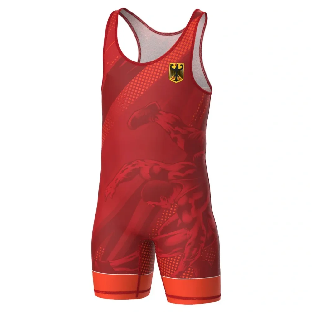 Mens Wrestling Singlet Uniform - Running Gear Essential ulasan dan harga