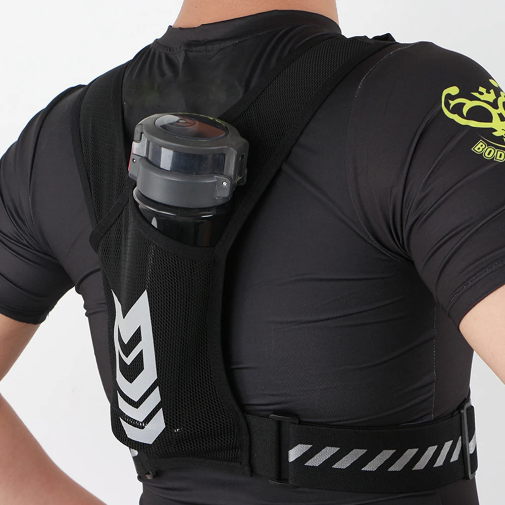 Reflective Running Vest with P - Running Gear Essential ulasan dan harga