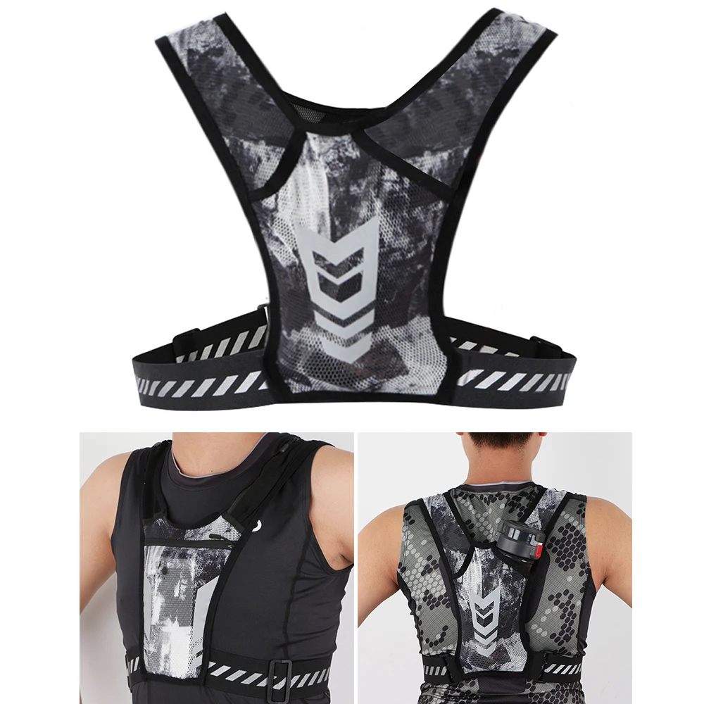 Reflective Running Vest with P - Running Gear Essential ulasan dan harga