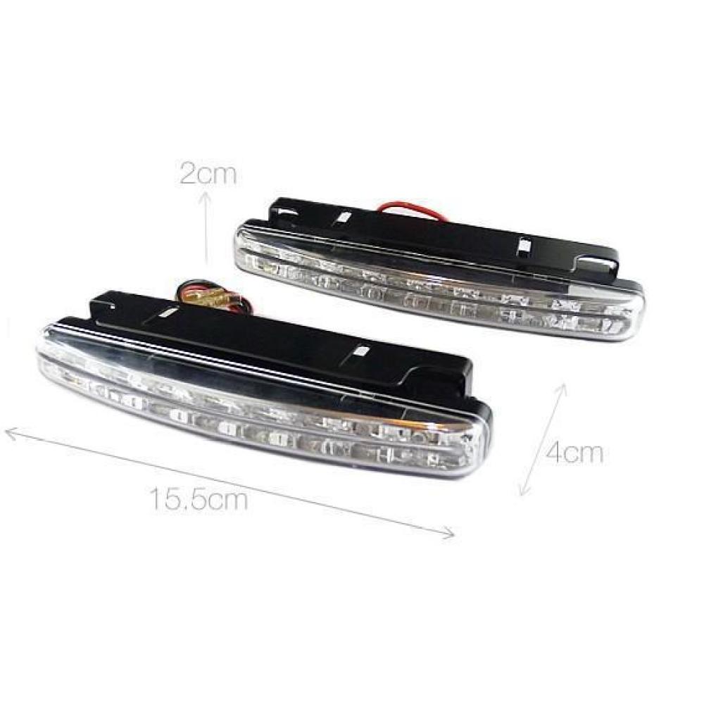 8LED Automotive Daytime Runnin - Running Gear Auto ulasan dan harga